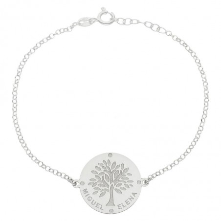 Pulsera Árbolde la Vida con Nombres personalizados.