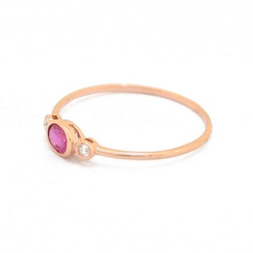 Sortija Oro Rosa 18K