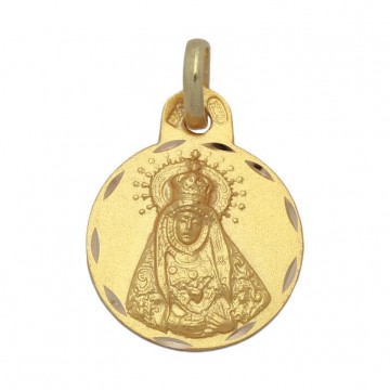 Medalla Virgen de los Dolores Oro 18Kts - 18mm