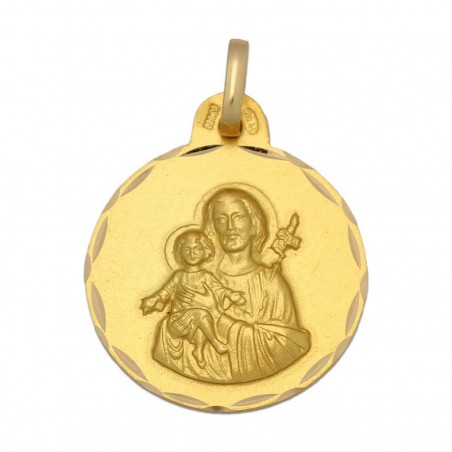 Medalla de Oro 18K San José - 19mm