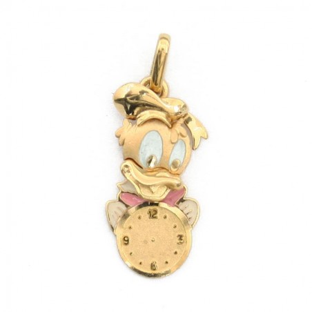 Colgante Bebé Disney Pato Daisy Oro 18Kts