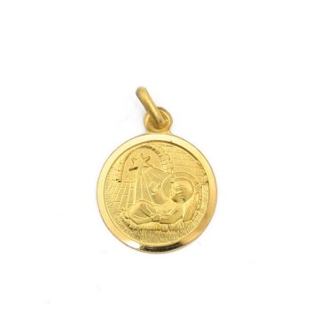 Medalla Niño Jesús Oro 18Kts