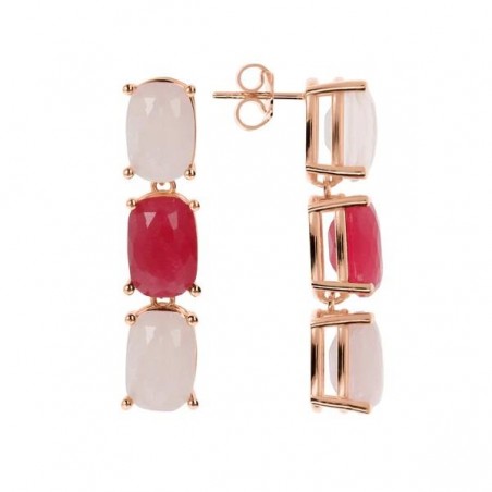 Pendientes colgantes bicolores Bronzallure