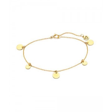 Pulsera Oro 18kts - 5 Disco