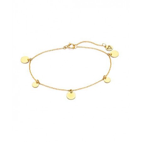 Pulsera Oro 18kts - 5 Disco