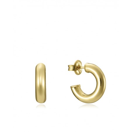 Aros de Plata Chapados de Viceroy de 16 x 4,2 mm