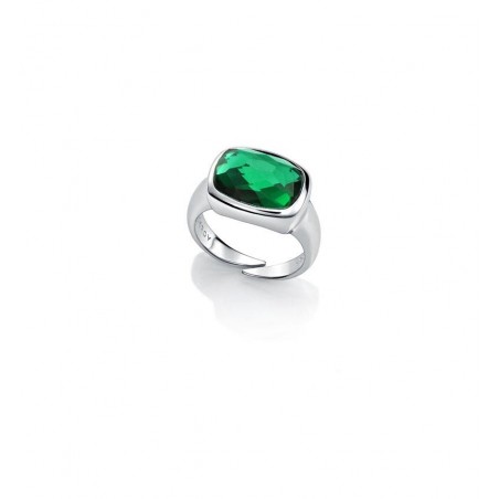 Anillo de plata Viceroy con Cristal Verde 