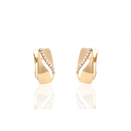 Pendientes Oro 18K c/Circonitas