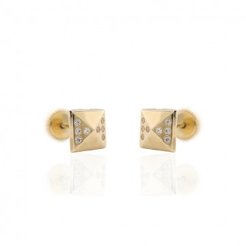Pendientes de Oro 18K 5mm