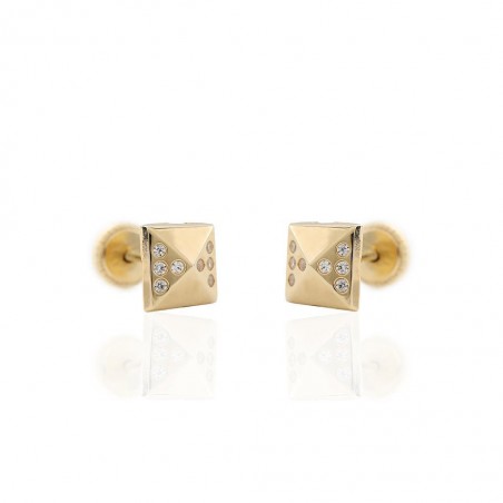 Pendientes de Oro 18K 5mm