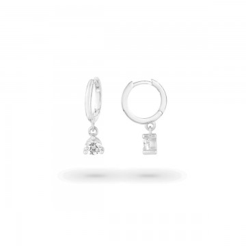 Pendientes Huggies Silver BASICS