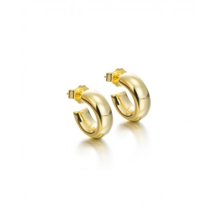 Pendientes Elegant de plata de ley bañada en oro