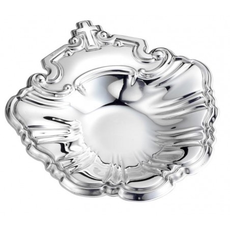 Concha Bautizo Plata Fatima 14x13cm
