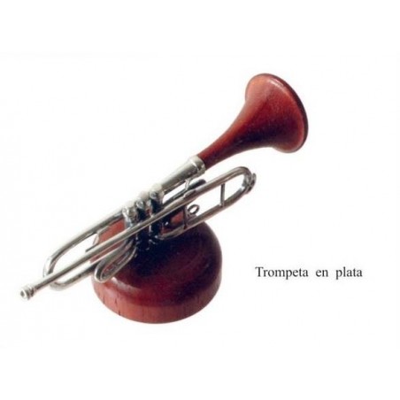 Tompeta de Plata y Madera
